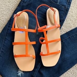 Marc Fisher Women's Orange Sandals